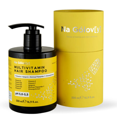 Мультивітамінний тонізувальний шампунь для волосся / 500 мл