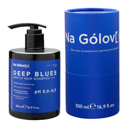 М'який шампунь для чоловіків DEEP BLUES / 500 мл